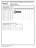 Предварительный просмотр 12 страницы Next 606040 Assembly Instructions Manual