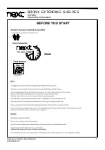 Preview for 2 page of Next 637605 Assembly Instructions Manual