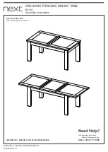 Preview for 1 page of Next 652282 Assembly Instructions Manual