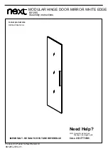 Предварительный просмотр 1 страницы Next 661265 Assembly Instructions Manual