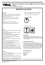 Предварительный просмотр 2 страницы Next 661265 Assembly Instructions Manual