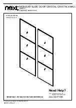 Next 666017 Assembly Instructions Manual предпросмотр