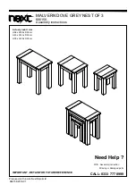 Next 666158 Assembly Instructions Manual preview