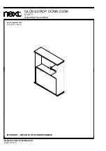 Preview for 1 page of Next 674071 Assembly Instructions Manual