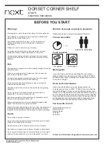 Предварительный просмотр 2 страницы Next 674079 Assembly Instructions Manual