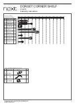 Предварительный просмотр 4 страницы Next 674079 Assembly Instructions Manual