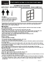 Предварительный просмотр 1 страницы Next 675276 Assembly Instructions Manual