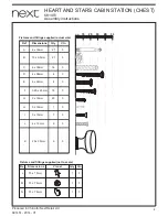 Предварительный просмотр 5 страницы Next 681451 Assembly Instructions Manual