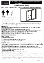 Next 684599 Assembly Instructions Manual предпросмотр