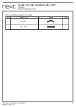 Предварительный просмотр 5 страницы Next 684706 Assembly Instructions Manual