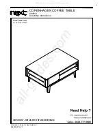 Предварительный просмотр 1 страницы Next 684943 Assembly Instructions Manual