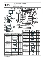 Предварительный просмотр 3 страницы Next 689695 Assembly Instructions Manual