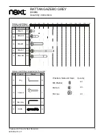 Предварительный просмотр 4 страницы Next 693096 Assembly Instructions Manual