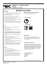 Предварительный просмотр 2 страницы Next 699358 Assembly Instructions Manual