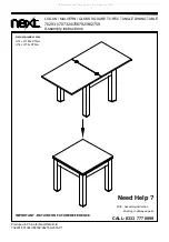 Preview for 1 page of Next 702831 Assembly Instructions Manual