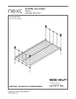 Next 749180 Assembly Instructions Manual предпросмотр