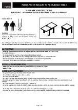 Next 763922 Assembly Instructions preview