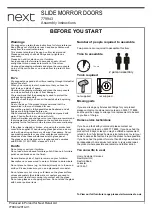 Предварительный просмотр 2 страницы Next 779943 Assembly Instructions Manual