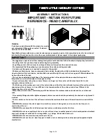 Предварительный просмотр 1 страницы Next 789873 Assembly Instructions Manual