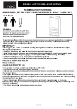 Next 855089 Assembly Instructions Manual предпросмотр