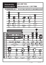 Preview for 4 page of Next 864226 LINCOLN COFFTRNK Assembly Instructions Manual