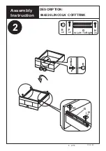 Preview for 8 page of Next 864226 LINCOLN COFFTRNK Assembly Instructions Manual