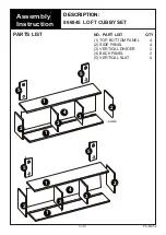 Предварительный просмотр 3 страницы Next 866945 Assembly Instructions Manual