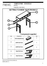 Preview for 3 page of Next 876752 Assembly Instructions Manual