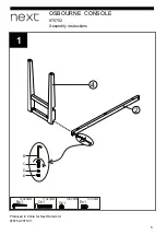 Предварительный просмотр 5 страницы Next 876752 Assembly Instructions Manual