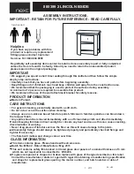 Preview for 1 page of Next 885399 2 LINCOLN BSIDE Assembly Instructions Manual