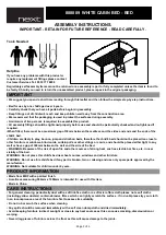 Next 888889 Assembly Instructions предпросмотр