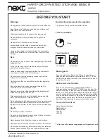 Preview for 2 page of Next 892725 Assembly Instructions Manual