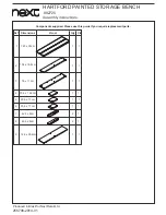 Preview for 4 page of Next 892725 Assembly Instructions Manual