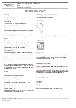 Предварительный просмотр 2 страницы Next 899384 Assembly Instruction Manual