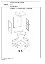 Предварительный просмотр 3 страницы Next 899384 Assembly Instruction Manual