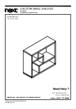 Preview for 1 page of Next 901644 Assembly Instructions Manual