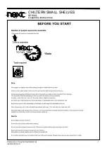 Preview for 2 page of Next 901644 Assembly Instructions Manual