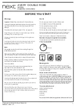 Preview for 2 page of Next 903594 Assembly Instructions Manual