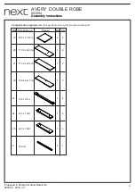 Предварительный просмотр 5 страницы Next 903594 Assembly Instructions Manual