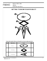 Preview for 3 page of Next 905095 Assembly Instructions