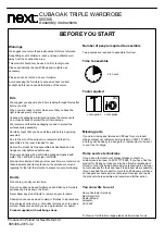 Предварительный просмотр 3 страницы Next 905306 Assembly Instructions Manual