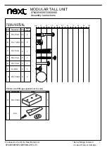 Предварительный просмотр 4 страницы Next 908980 Assembly Instructions Manual