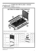 Предварительный просмотр 3 страницы Next 965098 Assembly Instructions Manual