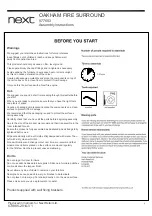 Preview for 2 page of Next 977603 Assembly Instructions Manual