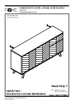 Next A48170 Assembly Instructions Manual предпросмотр