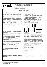 Preview for 2 page of Next A75764 Assembly Instructions Manual