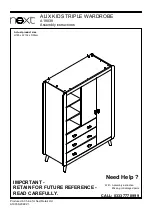 Next ALIX A19038 Assembly Instructions Manual предпросмотр