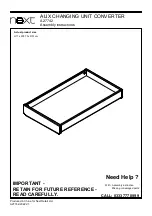 Preview for 1 page of Next ALIX A27742 Assembly Instructions Manual