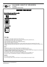 Preview for 2 page of Next ALIX A34364 Assembly Instructions Manual