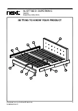 Предварительный просмотр 3 страницы Next ALOFT 524060 Assembly Instructions Manual